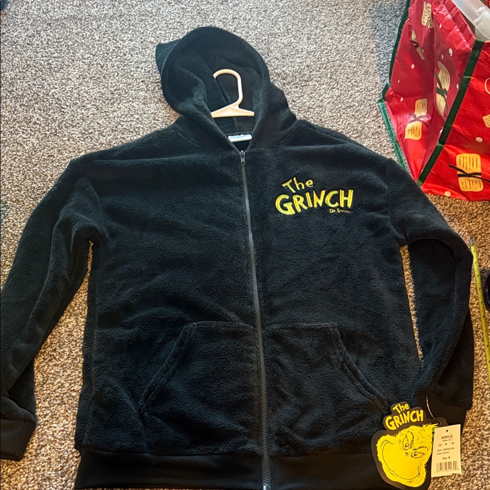 Kohl's Black Grinch Fleece Hoodie for women
